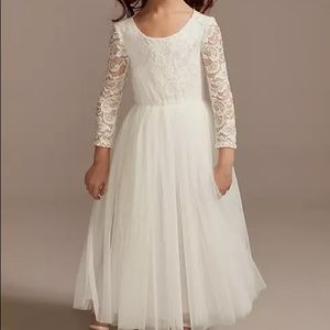 Flower Girl Dress- David’s Bridal (Soft White)